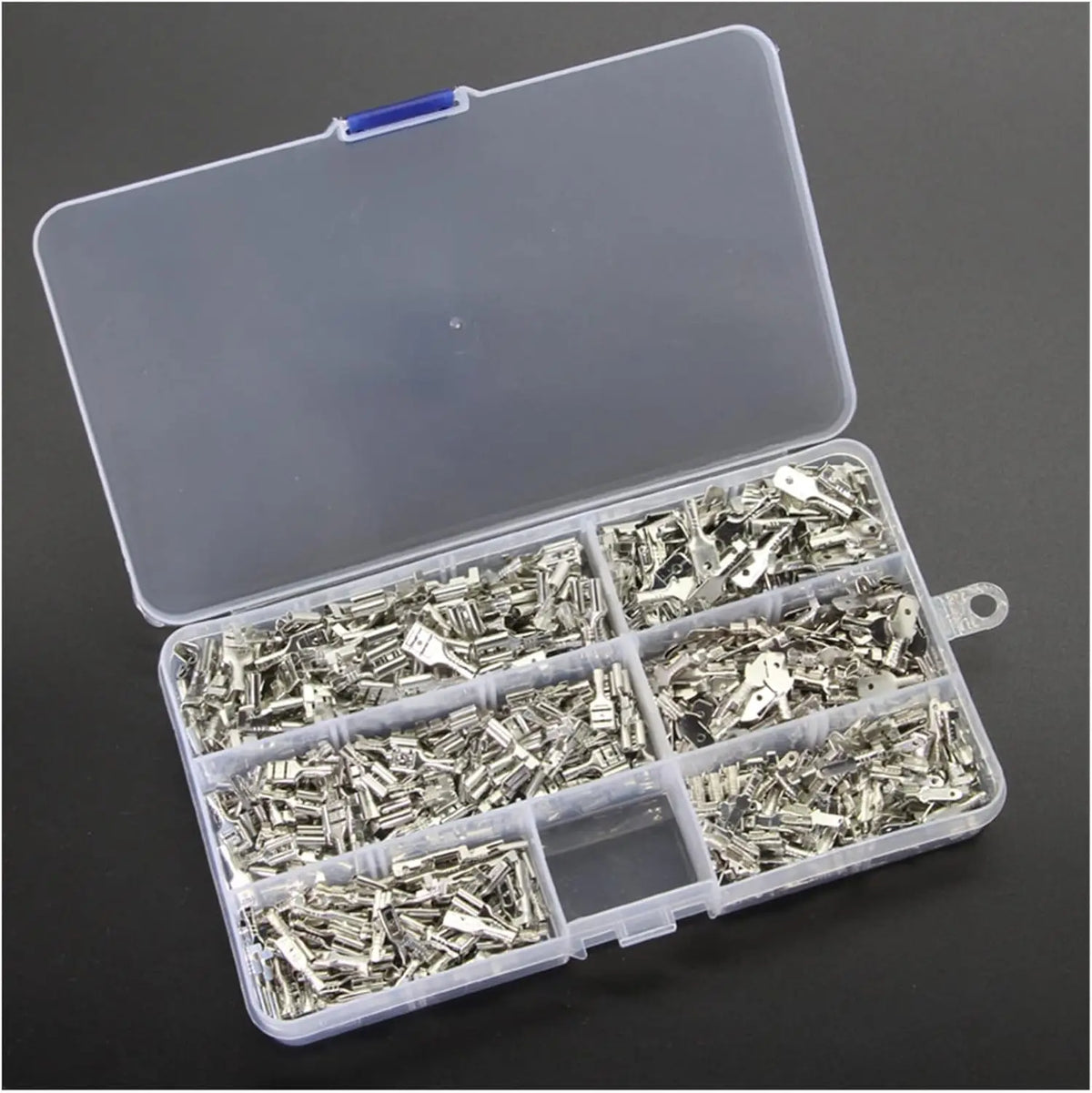 600Pcs 2.8/4.8/6.3mm Male Female Spade Connectors Wire Crimp Terminal Block with Insulating Sleeve Assortment Kit Going