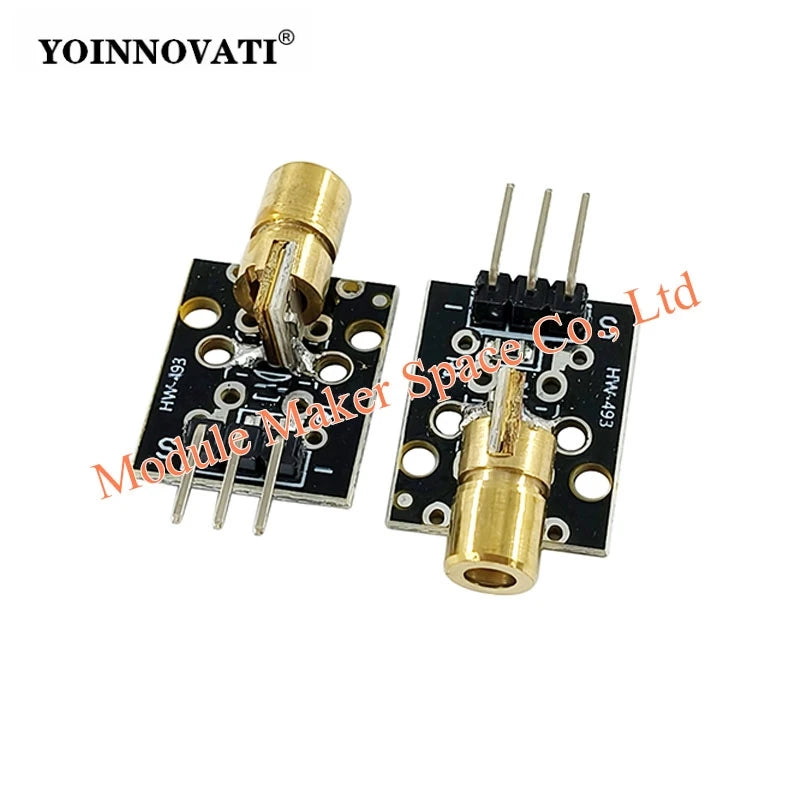 KY-008 650nm Laser sensor Module 6mm 5V 5mW Red Laser Dot Diode Copper Head for