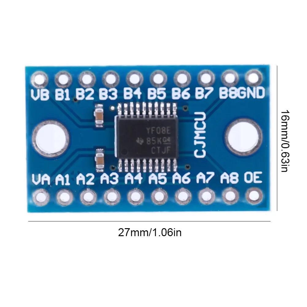 TXS0108E TTL Bi-directional Mutual Converter High Speed 8 Channel Logic Level Shifter Bi-Directional Module for Raspberry Pi