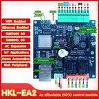 HKL-EA2 Bulk Wholesale Pricing SIM7600 4G Module RS485 DS18B20 Detection Beeping Alarm 2 NPN Input 2 Relay Output IIC Expansion