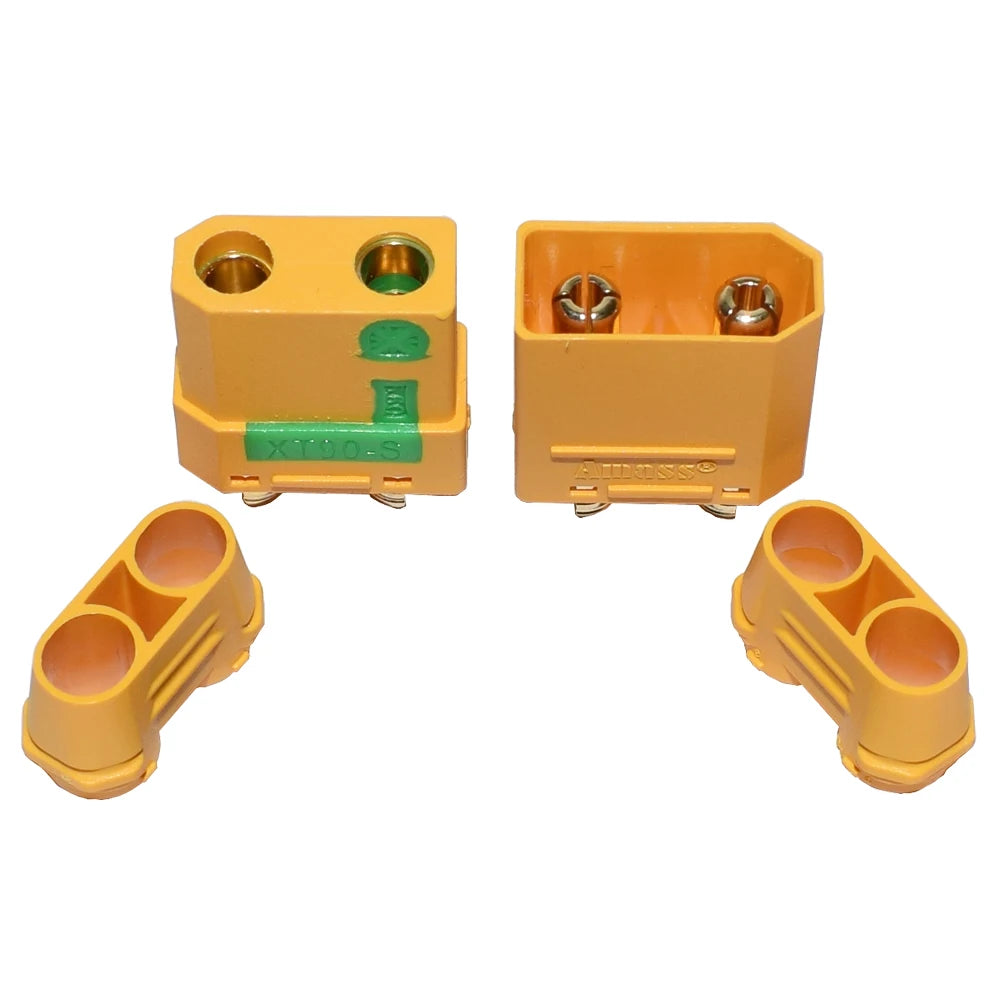 Amass  XT90S Connector xt90s anti spark XT90S XT90-S Male Female Motor Adapter for Battery ESC and Charger Lead for RC Car Truck