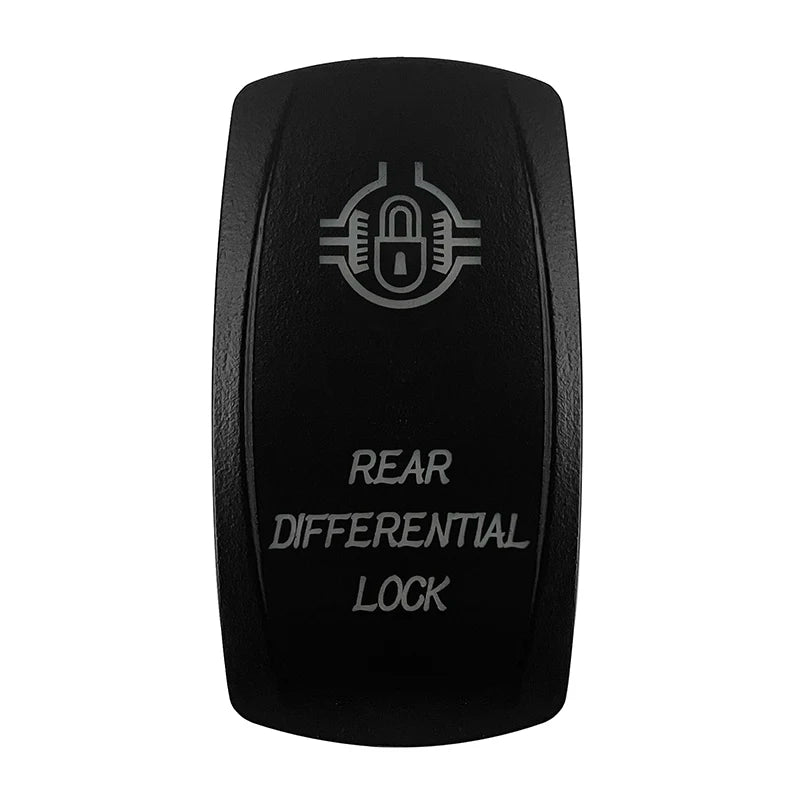 CUSTOM Dual RED Led Laser Etched Rocker Switch ON-OFF ON-OFF-ON (SPST DPDT) for ARB/Carling/NARVA 4x4 Caravan Accessories SUV