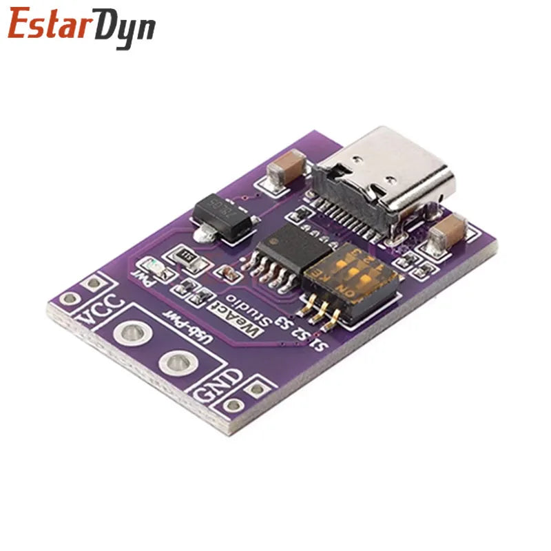4pcs CH224K Module Type-C QC AFC PD2.0 PD3.0 to DC Spoof Scam Fast Charge Trigger Polling Detector 5V 9V 12V 15V 20V