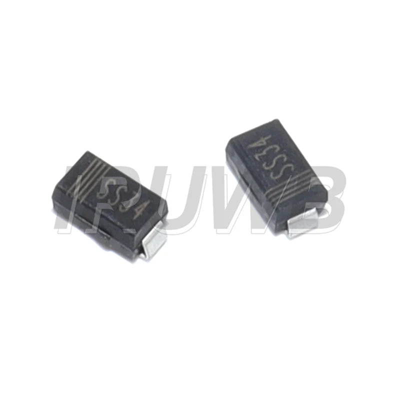 50pcs DO-214AC Model 1N5822 SS34 SMD Diode 3A/40V Schottky Diodes SMA Package Type A