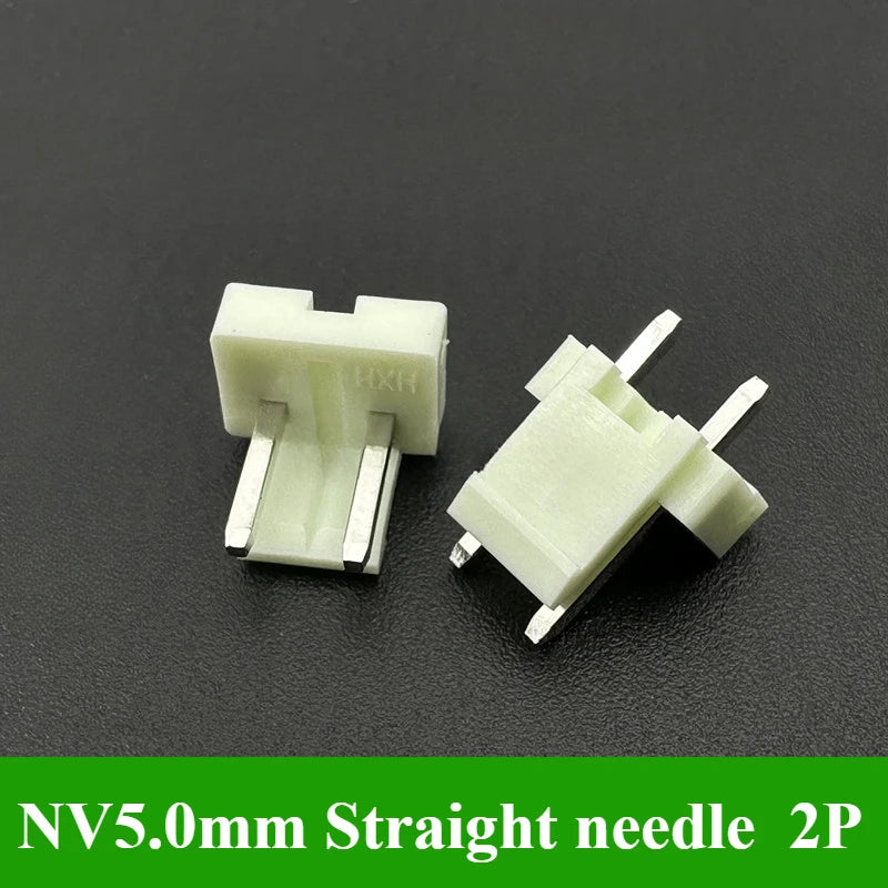 5/10/30/50/100Pcs NV5.0mm Pitch 5.0mm 2P 3P 4P 5P 6P Connector With Housing Straight Neddle Terminal Socket Replaces JST Plug