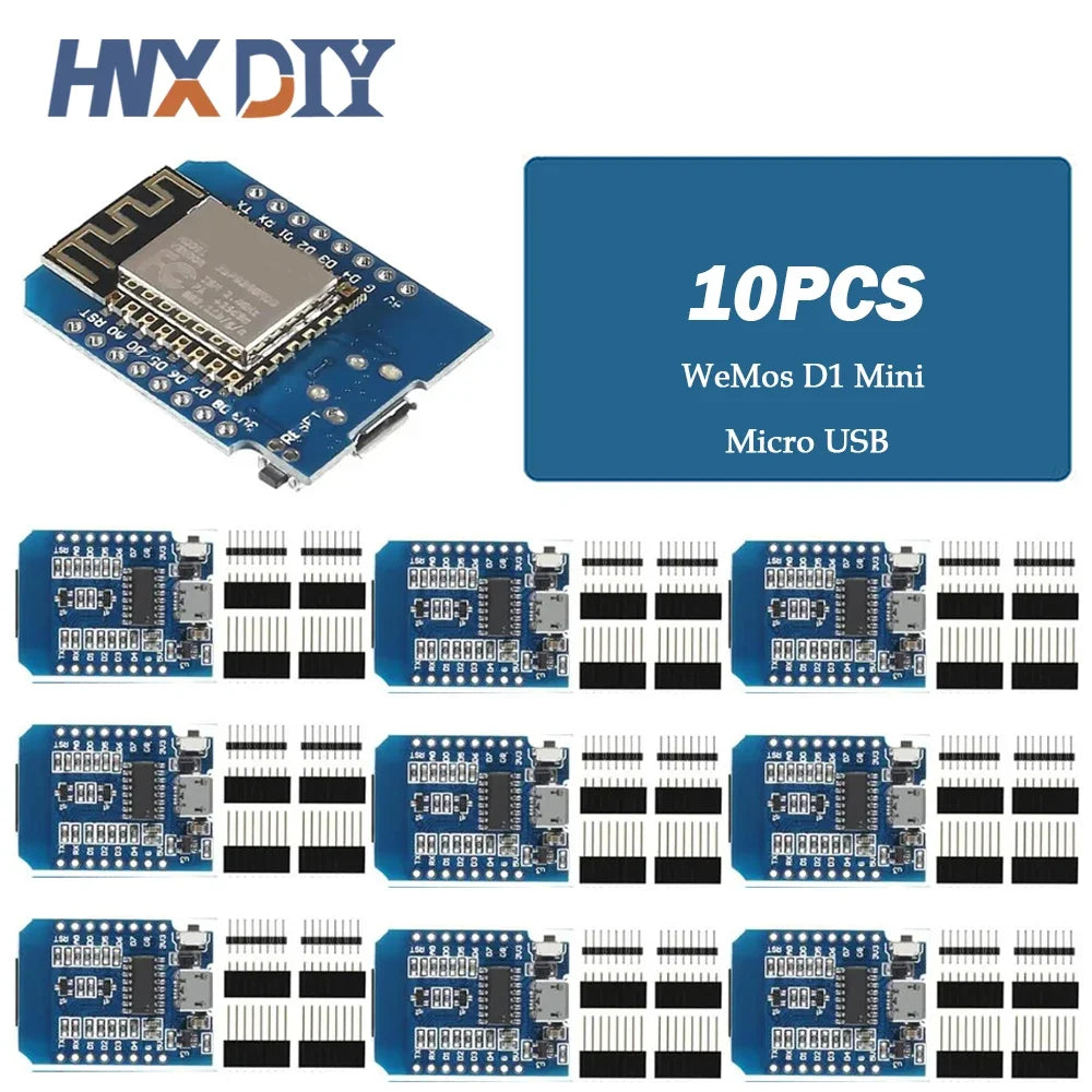1-10PCS D1 Mini Nodemcu ESP8266 ESP-12 ESP-12F CH340 V2 Usb Wemos Wifi Development Board D1 Mini Nodemcu Lua Iot Board 3.3V