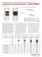 110VAC 120V Dual/Three Display Adjustable Over Voltage Current Under Voltage Protector KWh Energy Meter 40A 63A Protection Relay