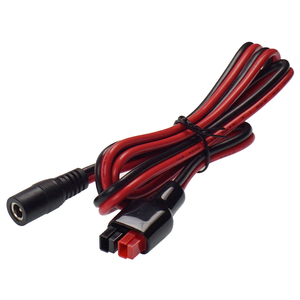 1m 14AWG cable 5.5mm x 2.1mm female DC to Anderson Connector Solar Charging Power Plug  For Portable Generator Solar Panel