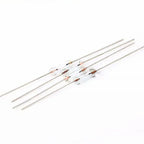 140Pcs Assorted 3x10mm Fast Acting Glass Fuses with Leads, 250V Multi-Amp Mix Set for Electronics Repair DIY