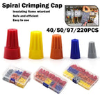 Quick Wire Connector Nut Insulated Wire Connectors Nuts Colorful Boxed Twist Caps Nuts Electrical Insulated Crimp Electrical
