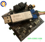ADAU1452 DSP Development Board with STM32F103 MCU, Learning Kit with Schematic Diagrams for Audio Processing & Embedded Projects
