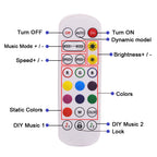 5V USB RGB LED Strip Light Remote Control 5050 30LED/m 5m 10m Lights Tape TV Backlights Home Decoration 0.5/1/2/3m Black PCB