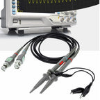 2-10PCS P6100 BNC Oscilloscope Probe Kit High Precision Scope Analyzer Alligator Clip Probes Test Leads 100MHz Oscilloscope Part