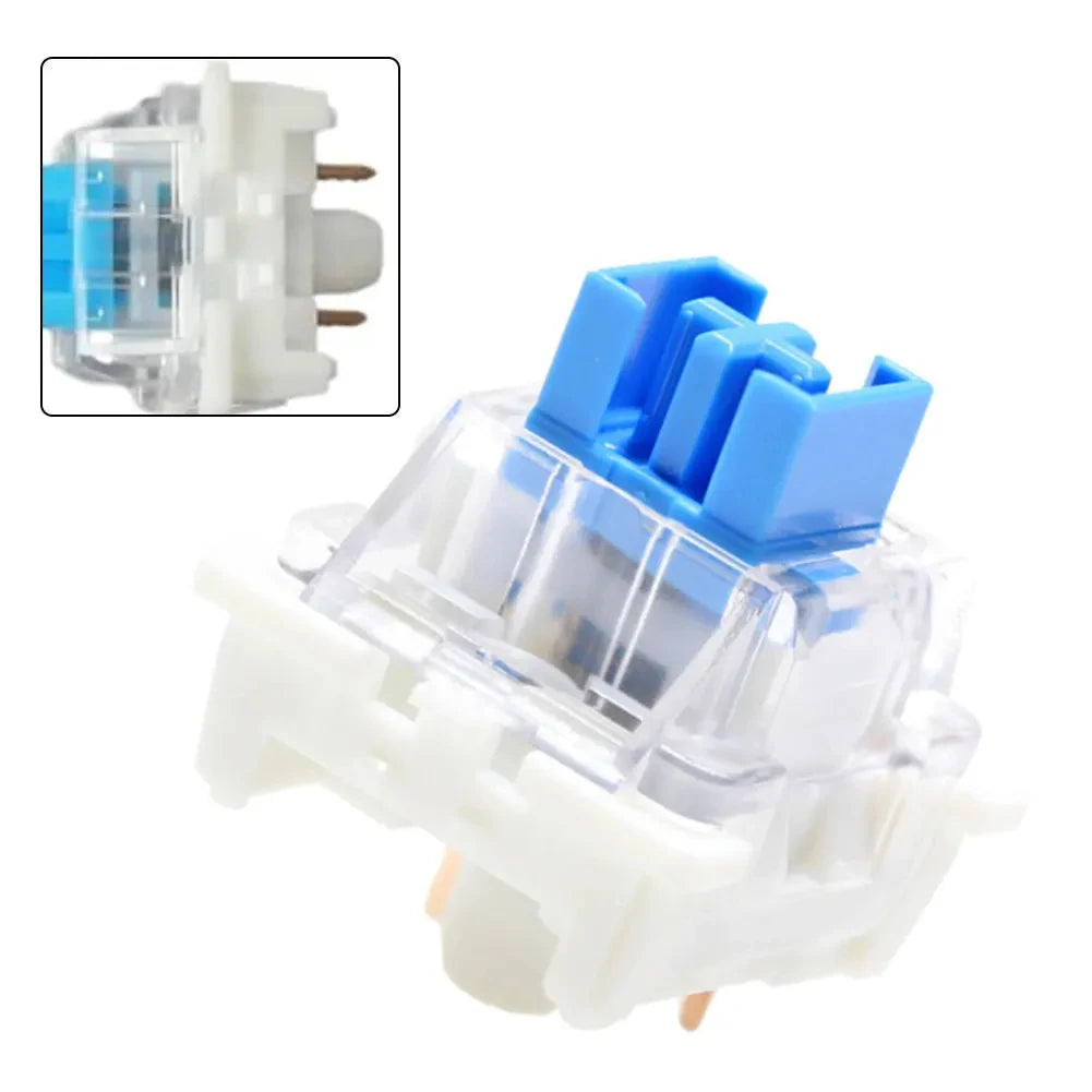 50 PCS Keyboard Switch Keyboard Clicker Key Replacement 3 Pin Tactile Switch Keyboard Replacement Accessories