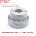 FPC FFC 3000mm AWM 20624 80C 60V VW-1 Flexible Flat Cable 3M A/B Type Ribbon Wire 4P/6/8/10/12/14/16/20/26/30/40/50/54/60Pin