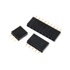 50pcs/box 2.54mm Pitch Single Row Straight Female Pin Header Strip Connector Kit for PCB Board