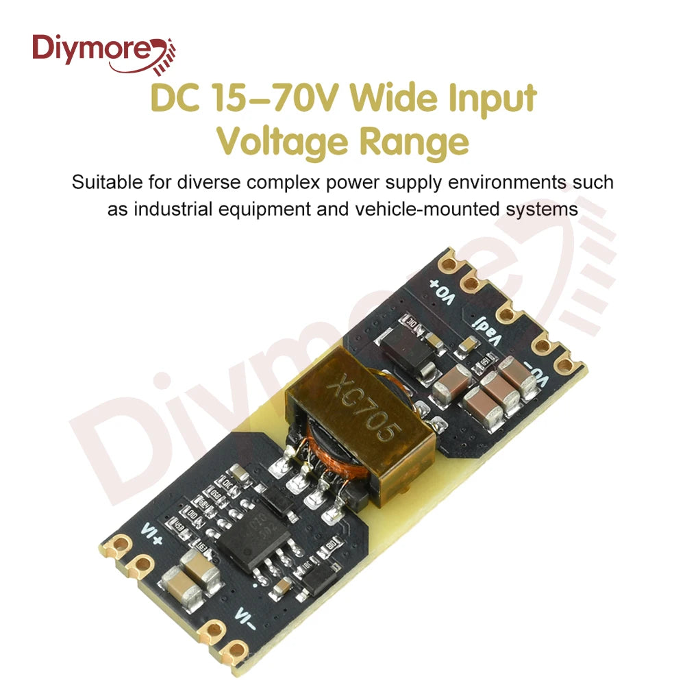 XC7010 Isolated Power Module DC 15-70V Input To DC 5V/12V Output Reserved For LDO Voltage Conversion Modules