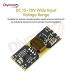 XC7010 Isolated Power Module DC 15-70V Input To DC 5V/12V Output Reserved For LDO Voltage Conversion Modules