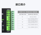 Industrial Isolated 4Ch USB to RS485 422 Converter Wall DIN Rail Mountable