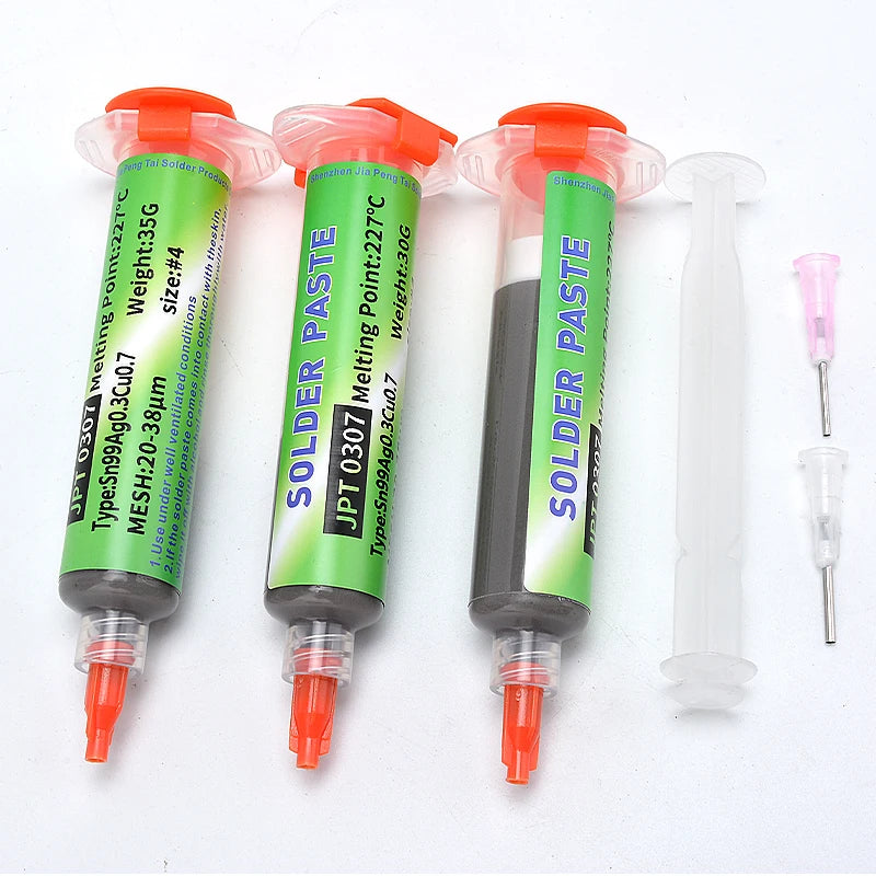JPT0307 Lead-Free Solder Paste RoHS No-Clean Silver-Containing for SMT