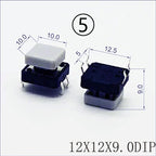 10 Sets Momentary Tactile Button 4PIN SMT/DIP 12X12mm H=9.8/9/16.8mm With Cap Tact Switch Push Button Switch Micro Key Button