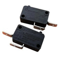2Pcs KW3A‑25 2Pin Micro Switch 25A 125/250VAC SPST‑NO Normally Open Instant Action Limit Switch for Microwave Oven, Oven