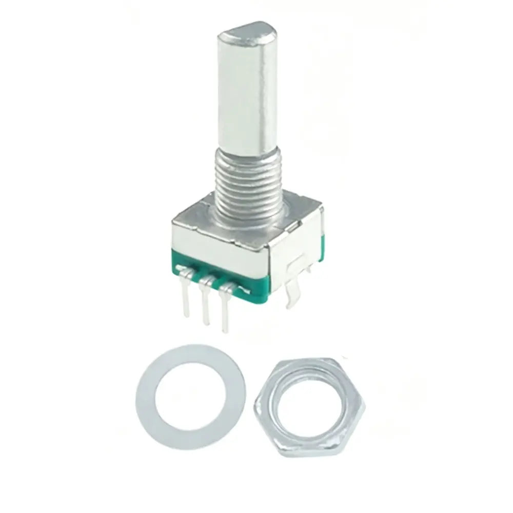 5pcs 20Position Incremental 360 Rotary Encoder Knob Button Switch EC11 Arduino Digital Potentiometer 15/20mm Plum Half Shaft