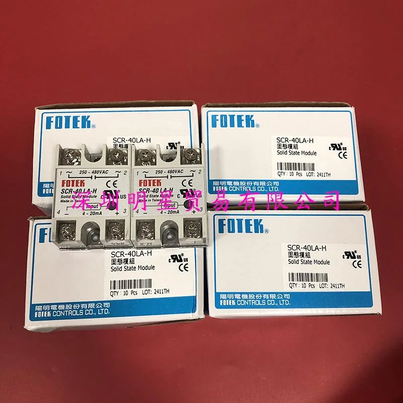 Taiwan Yangming FOTEK Solid State Relay SCR-40LA-H Instead Of SSR-40LA-H Original Genuine