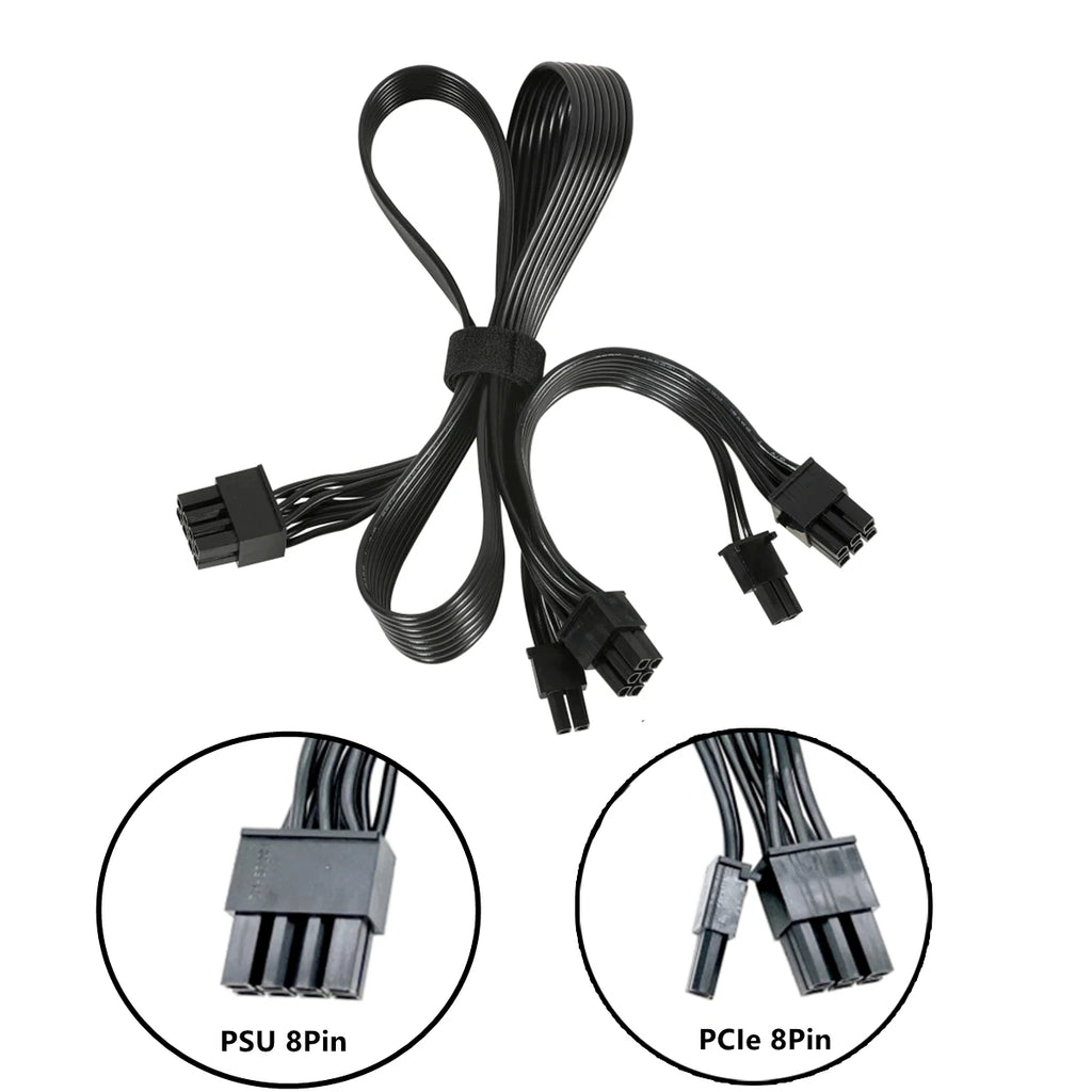Modular Power Cable for Cooler Master V850, V750, V650, V550 GOLD Power, PCIe 8Pin 6+2, CPU 4+4, SATA, Molex IDE 4Pin, ATX 24Pin