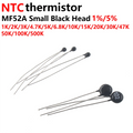 20PCS NTC Thermistor MF52 MF52A 1K 2K 2.2K 3K 4.7K 5K 10K 20K 30K 47K 50K 200K 1% 5% Temperature Sensor B Value 3950K Matchhead