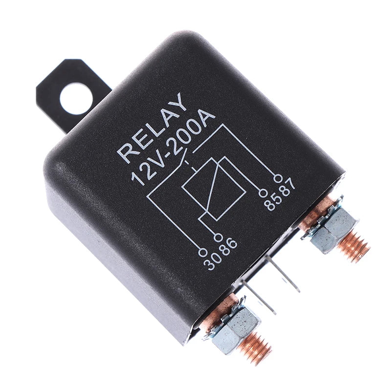 12V 200 Amp Heavy Duty Split Charge/Winch Relay for Car Van Boat 4 Pin
