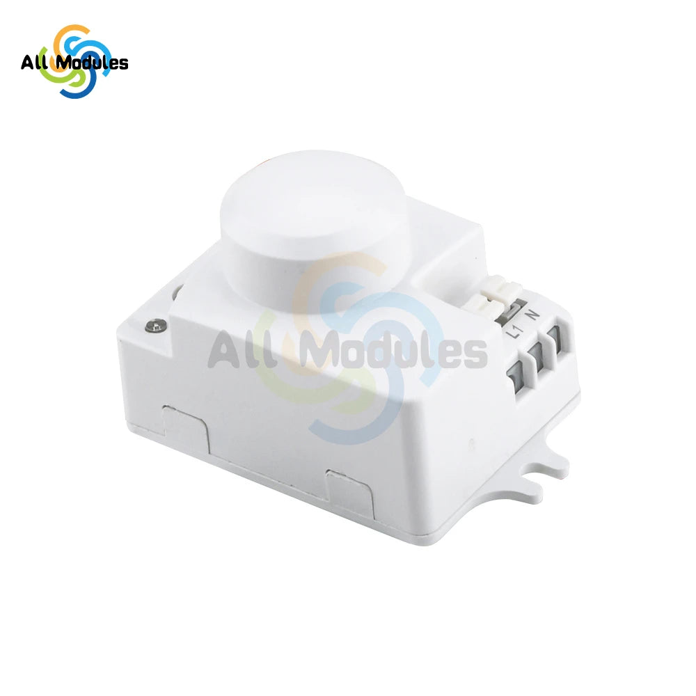 AC 220V 5.8GHz Microwave Radar Sensor Switch Human Body Motion Induction Sensor for LED Light Sensors Switches