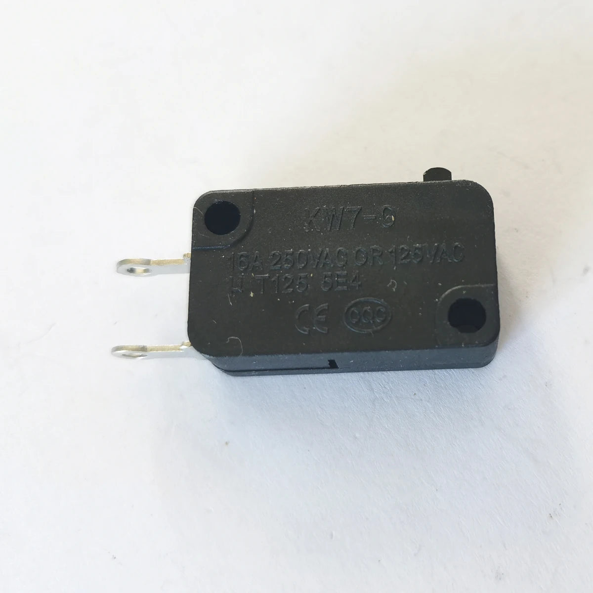 10-Pack Silver Contact KW7-0-BF Macroporous Sprayer Micro Switch Two-Pin Normally Closed Microswitch 2 Pins