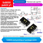 NPN PNP Transistor SOT23/S9018/MMBT4403/S9015/FMMT618TA//BZX84-C2V4/2SC1623/BAT54/A1015 Y1 04 J8 2T M6 618 D4 T3 1F A4 L6 JV3 BA