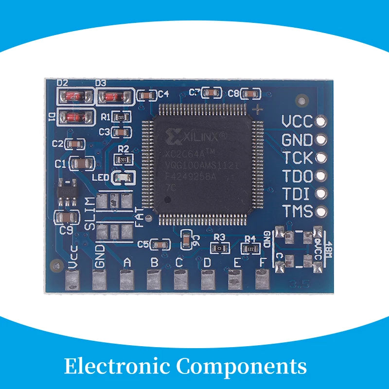 1Pcs Matrix Glitcher V1 Corona Crystals IC Chip For XBOX360 Host Self-Made Pulse Small Ic Blue Board With Crystal Oscillator