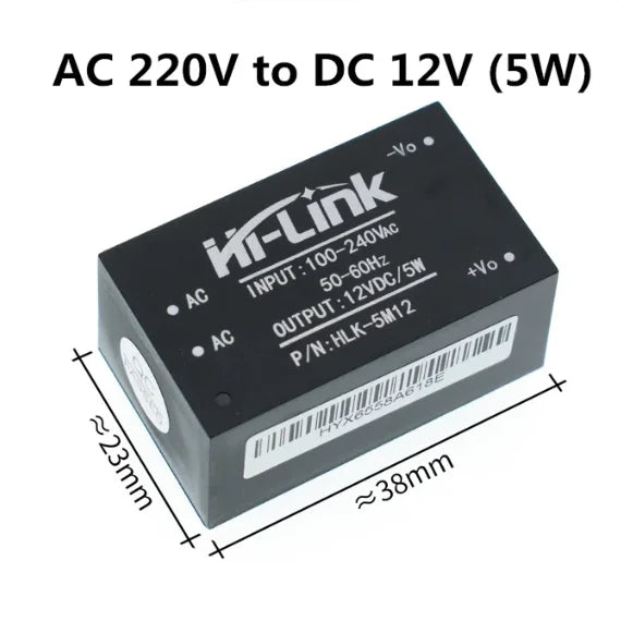 HLK-PM01 HLK-PM03 HLK-PM12 AC-DC 220V to 5V 3.3V 12V Intelligent Power Isolation Switch Module HLK-5M05 HLK-5M12 HLK-5M03