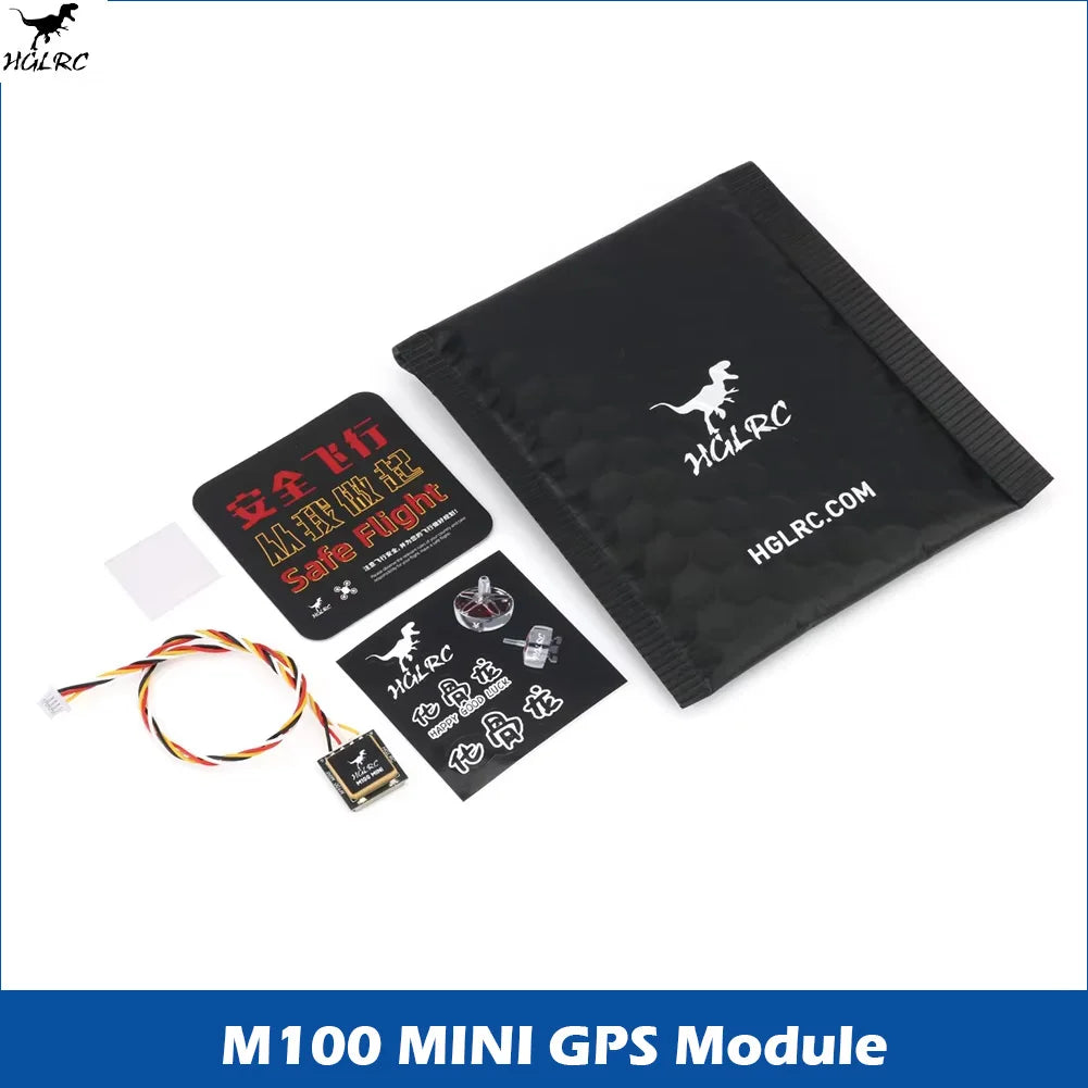 HGLRC M100 MINI M10 GPS Module Built-in Ceramic Antenna for RC Airplane FPV Freestyle Long Range Drone DIY Parts