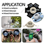 1-10pcs IR LED 3W 5W 1050nm High Power Infrared Chip 1.2-1.8V 700mA 1400mA Diode Light Laser Lamp for Night Vision CCTV Camera