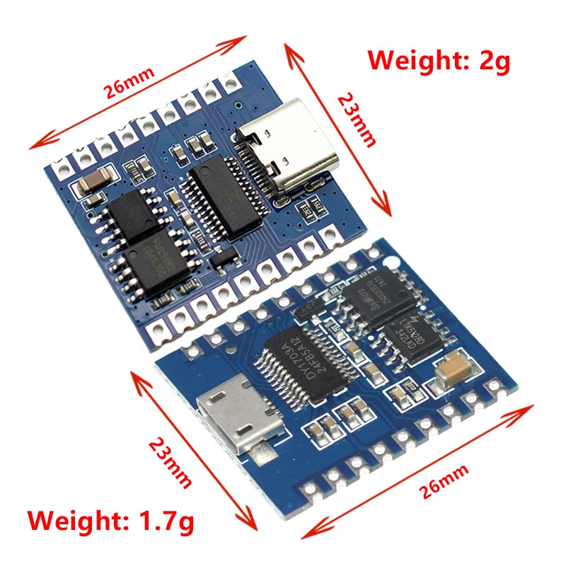 DY-SV17F Voice Playback Module Micro USB / Type-C Interface MP3 Audio Player Board UART Trigger Sound Module For Arduino