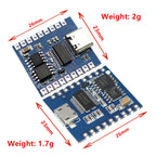 DY-SV17F Voice Playback Module Micro USB / Type-C Interface MP3 Audio Player Board UART Trigger Sound Module For Arduino