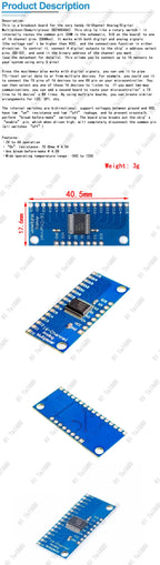 1PCS /5PCS/10PCS CD74HC4067 74HC4067 16-Channel Analog Digital Multiplexer Breakout Board Module