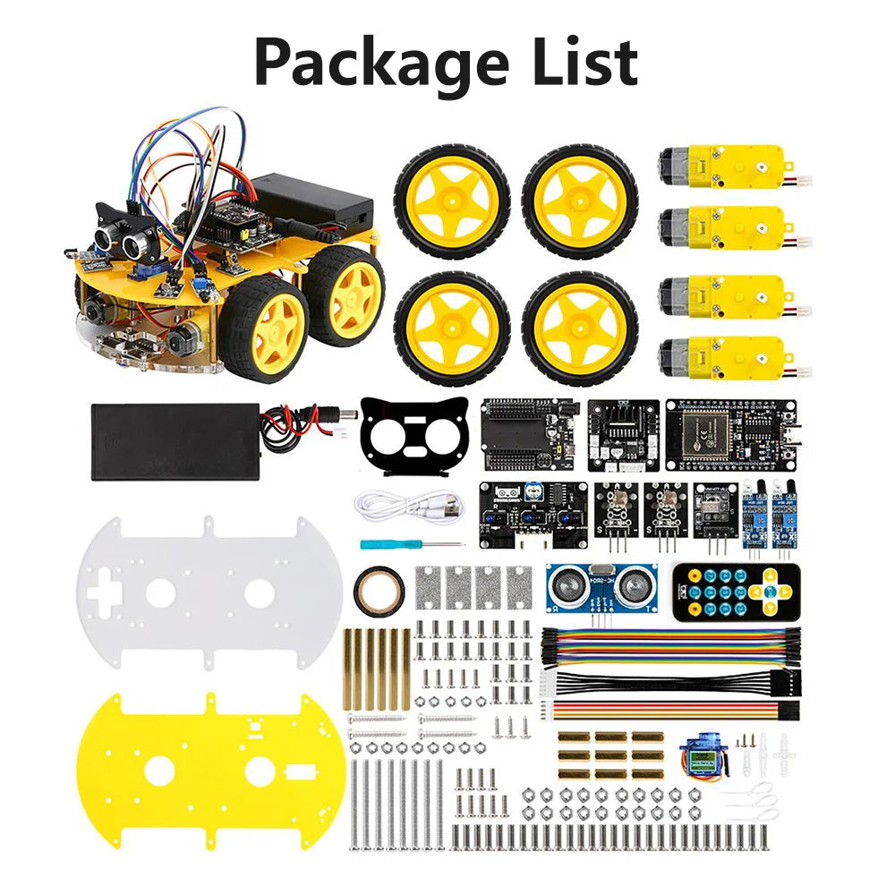 ESP32 Smart Robot Car Kit  Remote Control Car for Arduino Programming Project STEM Education Science Coding Kit