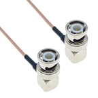 RG316 Cable BNC To BNC Male Female Q9 Plug Jack Crimp Connector Extension RF Brass Copper Coaxial WIFI Coax Jumper Pigtail