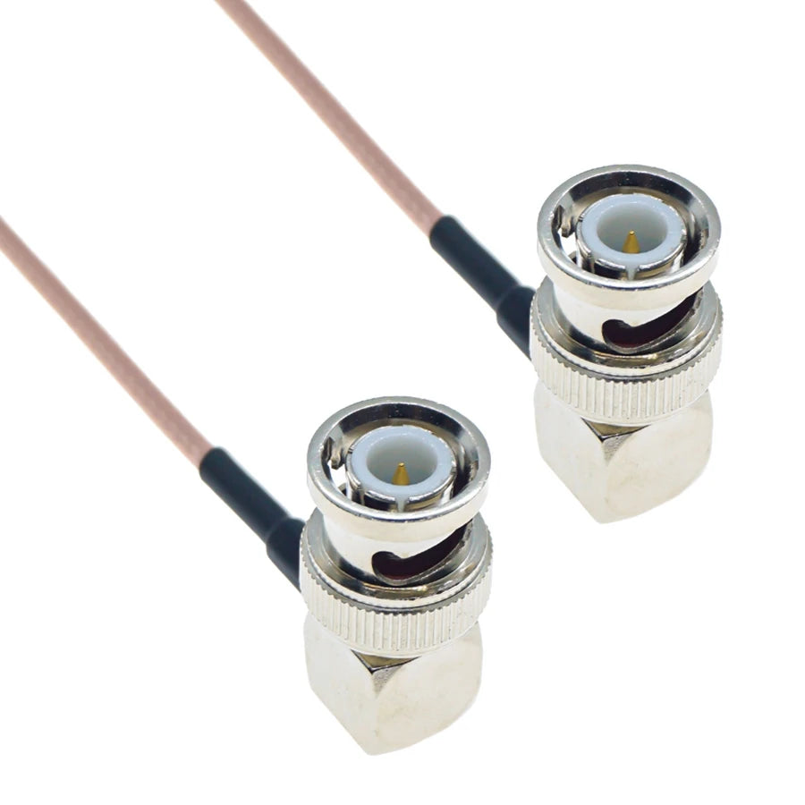 RG316 Cable BNC To BNC Male Female Q9 Plug Jack Crimp Connector Extension RF Brass Copper Coaxial WIFI Coax Jumper Pigtail