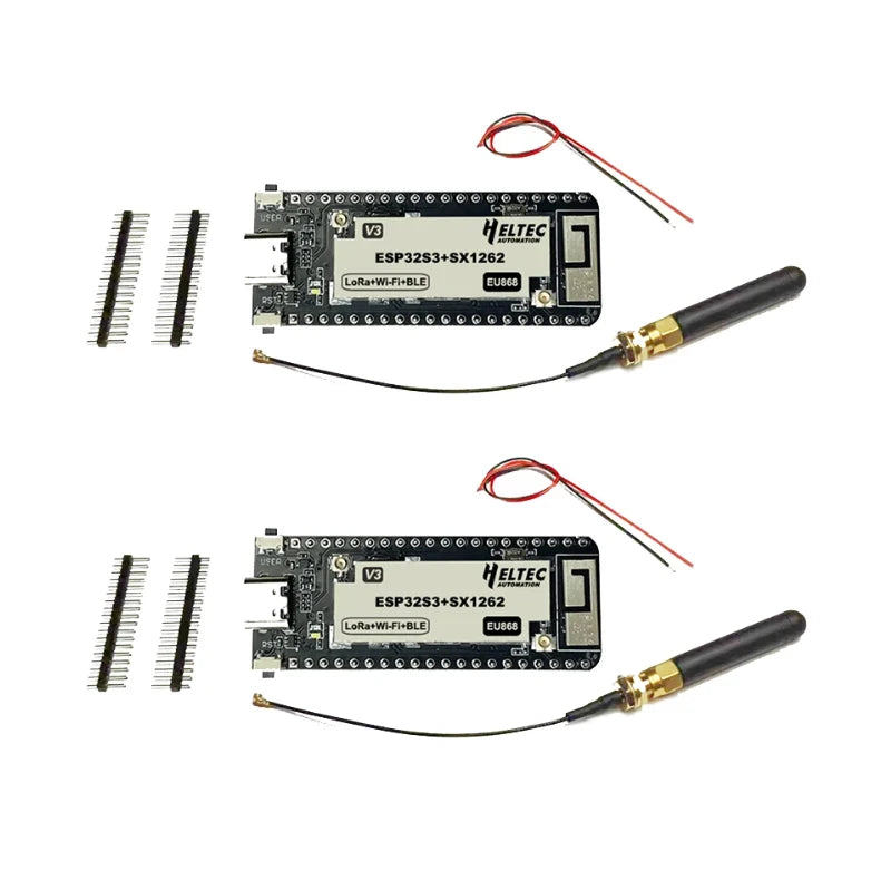 Heltec 2PC LoRa Wireless stick Lite V3 ESP32-S3FN8+SX1262(WiFi/BLE/LoRa) Lora Development Board For Arduino