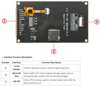 3.5 Inch IPS LCD Display Module 480x320 Capacitive Touch Screen ST7796 TFT SPI LCD Module for Mega2560/C51/STM32/ESP32/Arduino