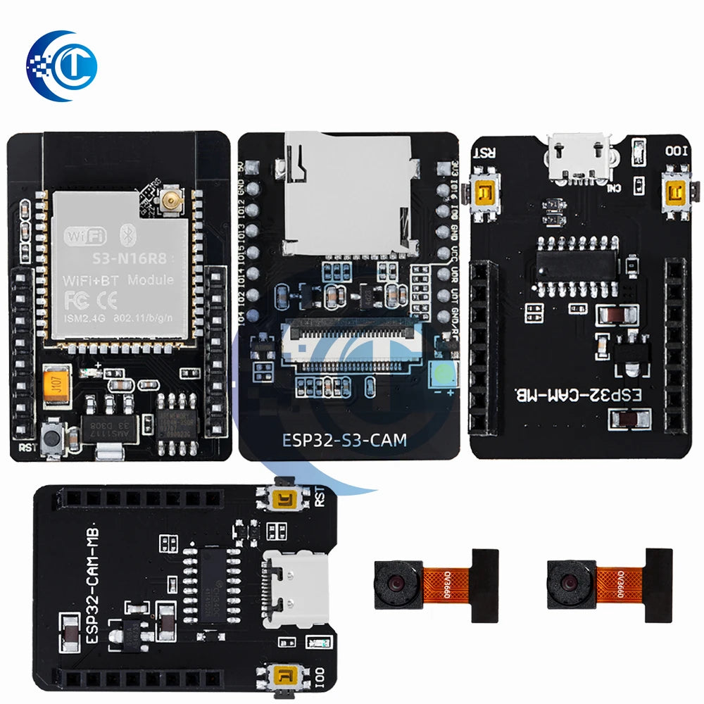 ESP32-S3-N16R8 CAM Development Board WiFi+ Bluetooth Module With OV2640/OV3660 Camera