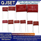 10Pcs CBB81 Metallized Polypropylene Film Capacitors High-Voltage 1.6 kV 1600 V 102j 104j 153 222 332 334 472 474 562 682J 0.1uf