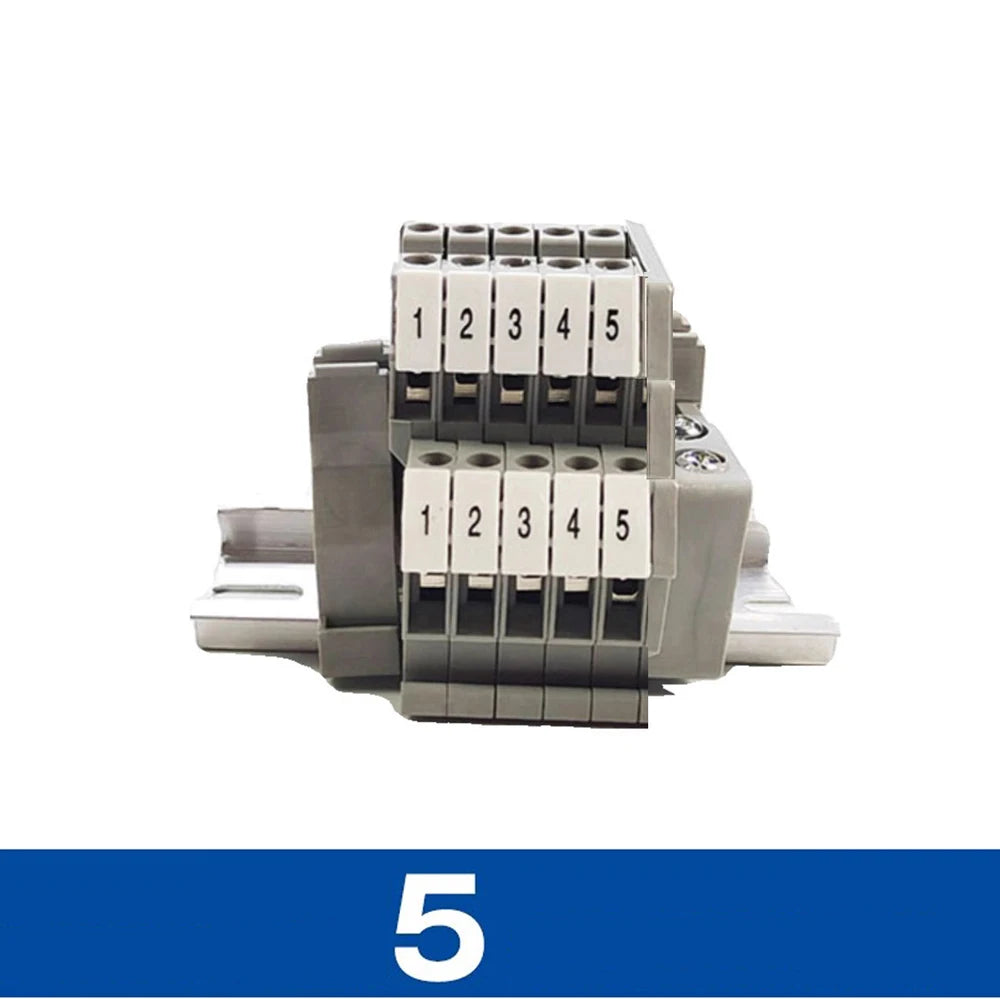 MBKKB2.5 MBKKB-2.5 Double Layer Screw Clamp DIN Rail Terminal Blocks Kit Set 500V 24A