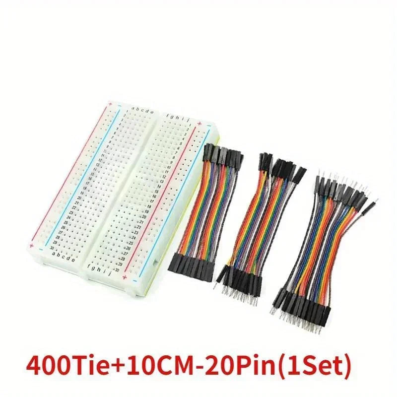 400 Tie Points Solderless Breadboard Kit PCB 140PCS/840PCS 14 Lengths Jumper Wire Dupont Line 10CM DIY Mini Test Protoboard Kit